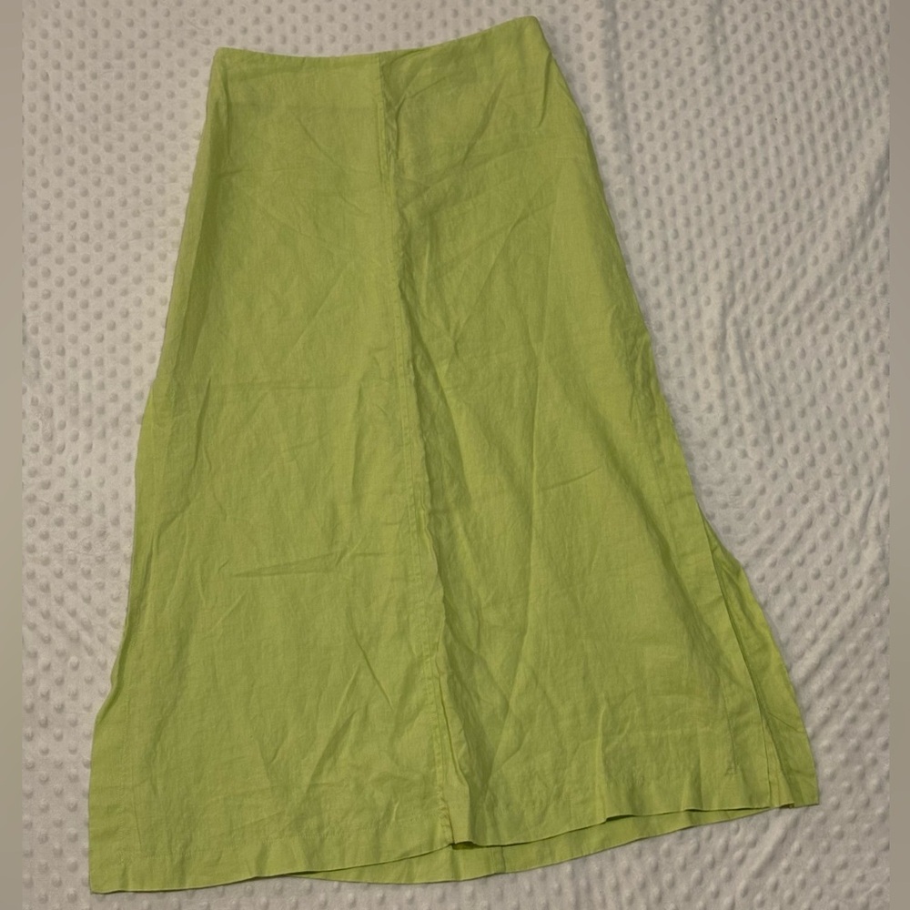 United Colors Of Benetton Lime Maxi Skirt
